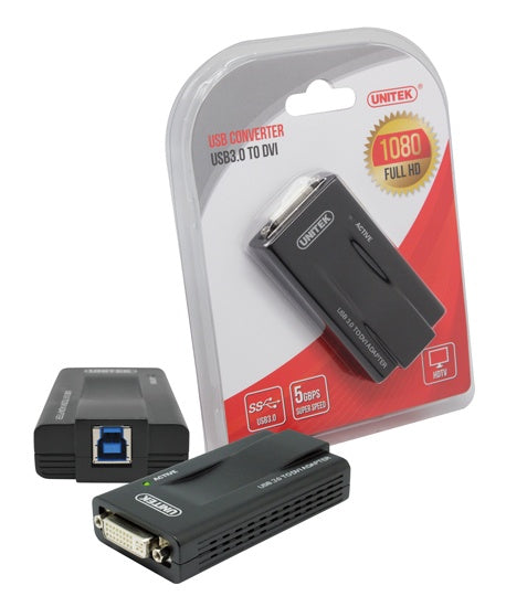 Unitek Adaptor USB 3.0 to DVI/VGA & DVI to VGA Converter
