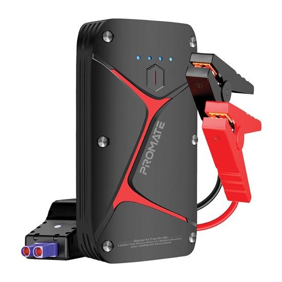 Promate Car Jump Starter 12V IP67 with 16000mAh Powerbank