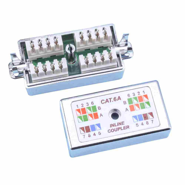 Punch Down Joiner Cat6a UTP Black