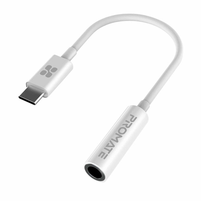 Promate Dynamic Stereo USB-C to 3.5mm Aux Adaptor