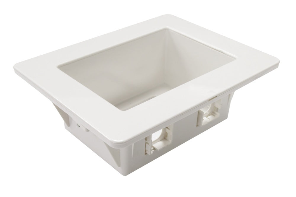 Recessed Wall Box for 1x PPT 2x Amdex Outlet