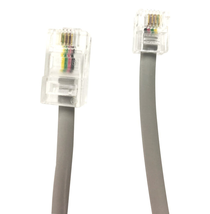 Lead RJ12 to RJ45 4c Straight 3m