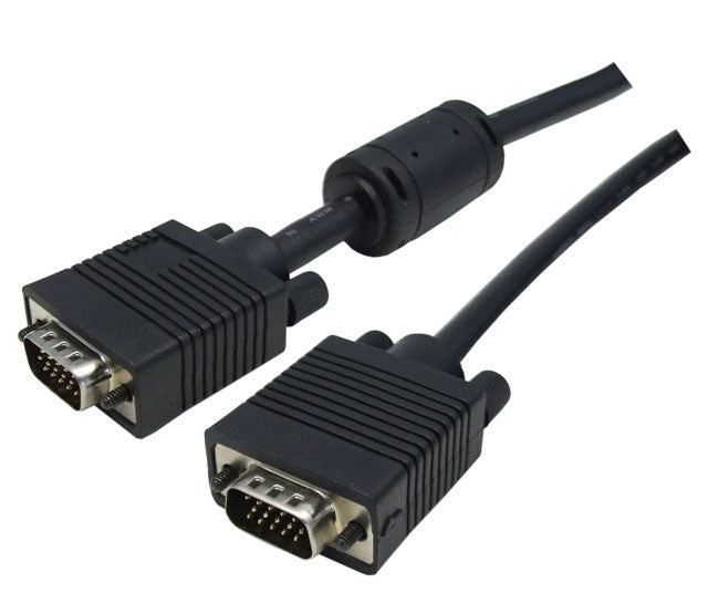 Lead Vesa DDC1/DDC2 VGA Male/Male 20m Black