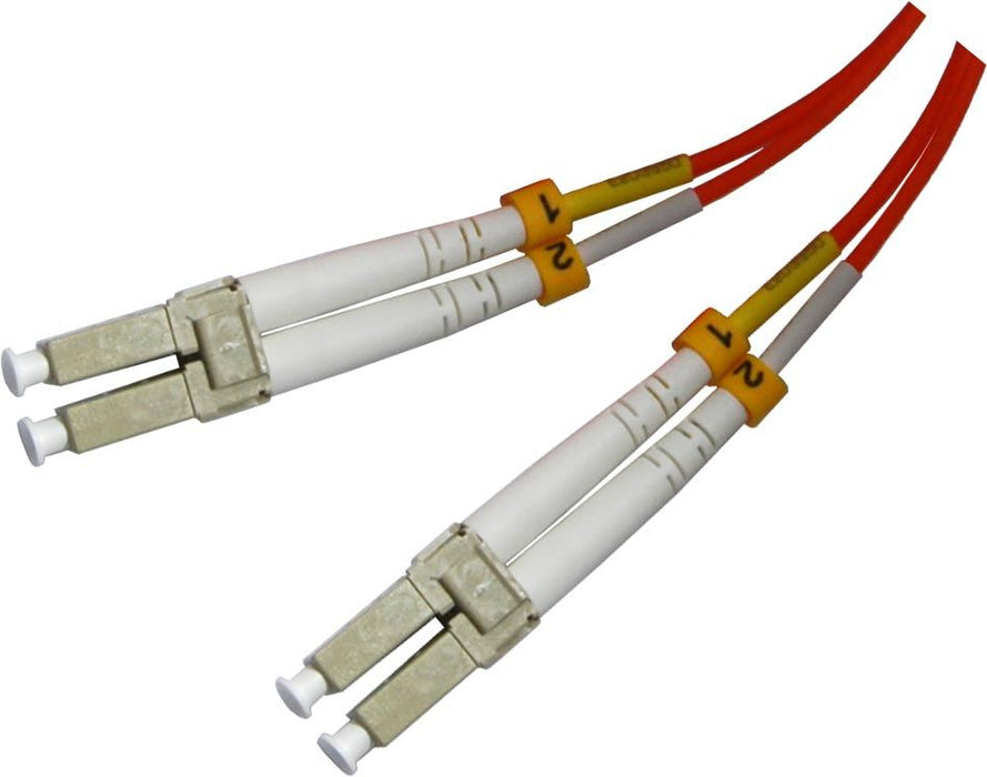 Fibre Patch Lead LC-LC OM1 Duplex MM 0.5m 62.5 Micron