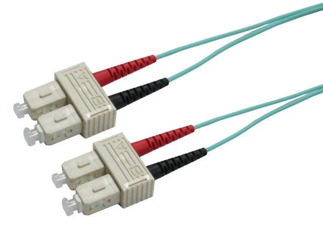 Fibre Patch Lead SC-SC OM3 Duplex MM 2m 50 Micron