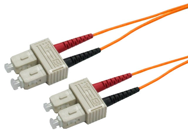 Fibre Patch Lead SC-SC OM1 Duplex MM 10m 62.5 Micron
