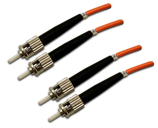 Fibre Patch Lead ST-ST OM1 Duplex MM 1m 62.5 Micron