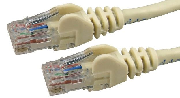 Patch Lead Cat6 UTP TypeA 0.3m Ivory / Beige