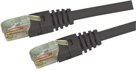 Patch Lead Cat5 UTP Enhanced 1m Black