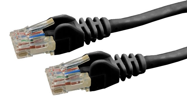 Patch Lead Cat6 UTP TypeA 0.3m Black