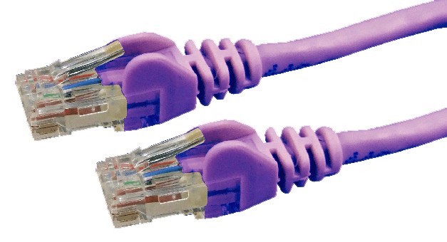 Patch Lead Cat6 UTP TypeA 5m Purple
