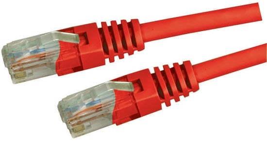 Patch Lead Cat5 UTP Enhanced 10m Red
