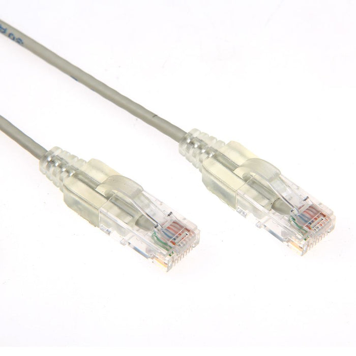 Patch Lead Ultra-Slim Cat6A UTP 1.5m Grey