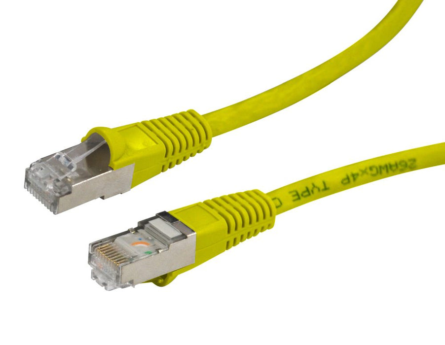 Patch Lead Cat6A 10G .75m Augmented Yellow