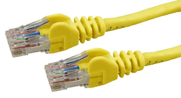 Patch Lead Cat6 UTP TypeA 0.3m Yellow