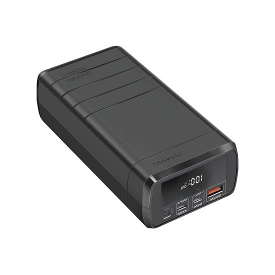 Promate Power Bank 38000mAh Lithium Quick Charg