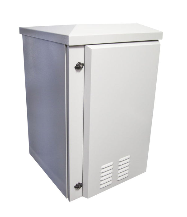 Wall Cabinet 9RU 600D Dual Fan IP45 with Vent Grey