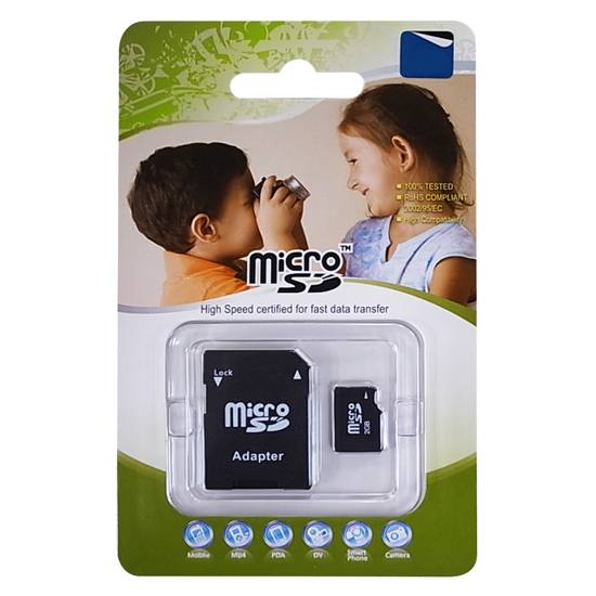 Flash Card 16Gb Micro SD SDHC with Adaptor