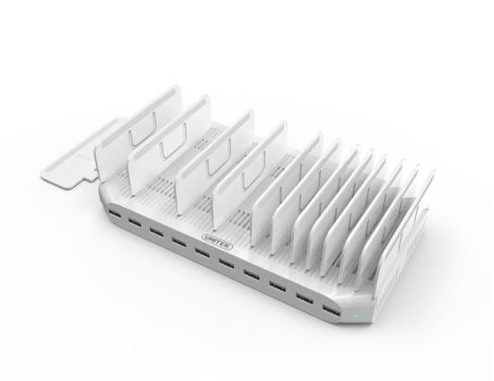 Unitek USB Charging Station 10Port & Bracket Stand 96W