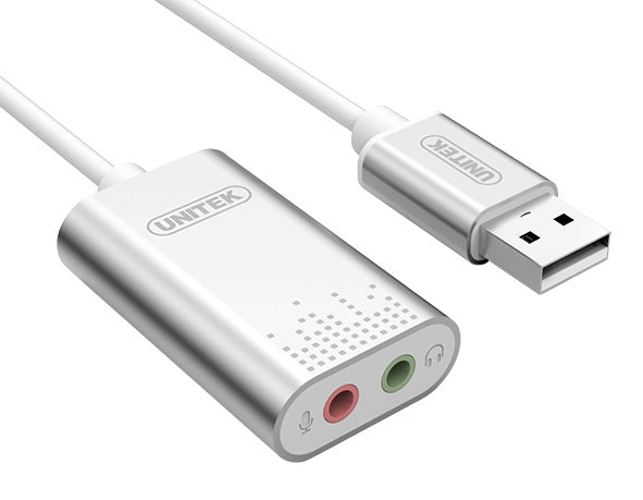 Unitek USB 2.0 to Stereo Audio Converter Plug & Play