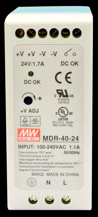 Union Power Supply 40W 24VDC Din Mount