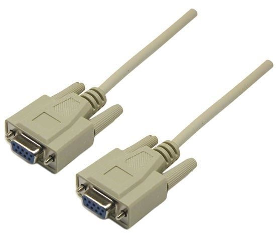 Null Modem Lead DB9 F/F 2m