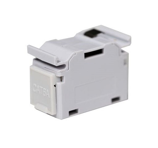Coupler Cat6A RJ45 Shielded DIN Rail Mounted