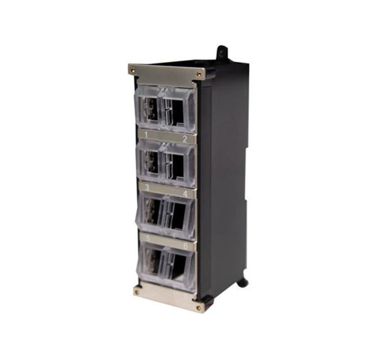 Keystone Enclosure 8port Din Rail Mount Rotate Modules
