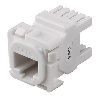 Amdex Keystone Jack RJ45 Cat6 V2 for Amdex Face Plates White