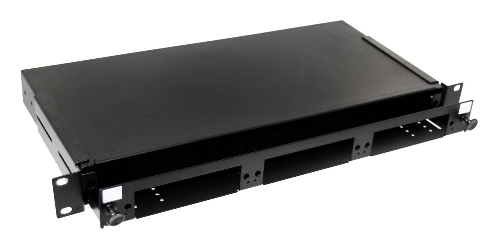 Fibre Patch Panel 19in 1U 3 Slot Ver5 2x 24Port Cassette