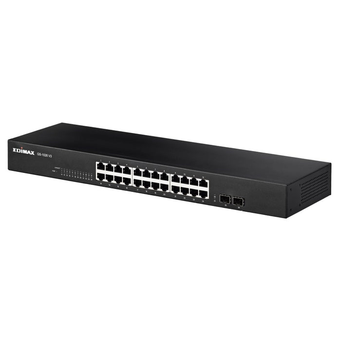 Edimax Unmanaged Switch 24Port Gigabit & 2x SFP Port V3