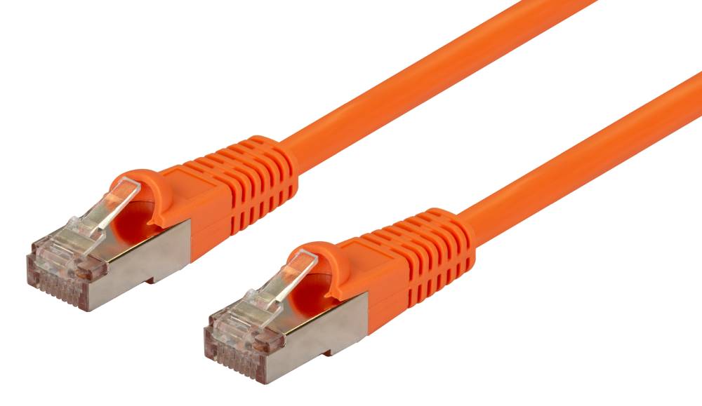 Patch Lead Cat6A 10G Augmented 2m Orange