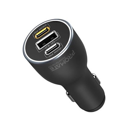 Promate Car Charger 120W PD Phone Tablet Macbook