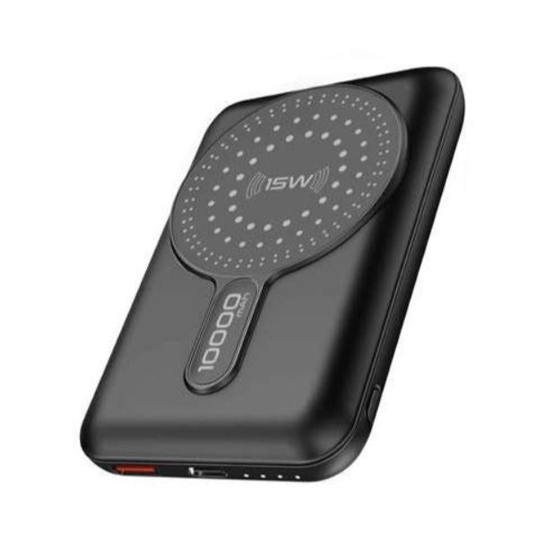 Promate Power Bank Pro 10000mAh Mag Qi 15W Wireless Black