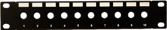 Mini Patch Panel F-Connect 10Port for 10in Cabinet