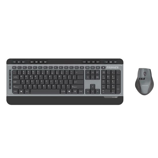 Promate Multimedia Keyboard Wireless & Mouse