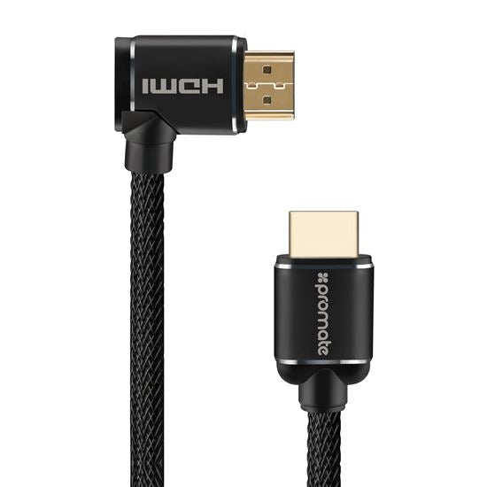 Promate Lead HDMI 4K Gold 90Deg Mesh Braid 5m