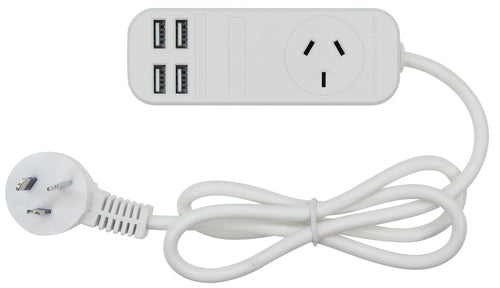 Jackson Power Board 4x USB O/Let 3.4A 1Way Power