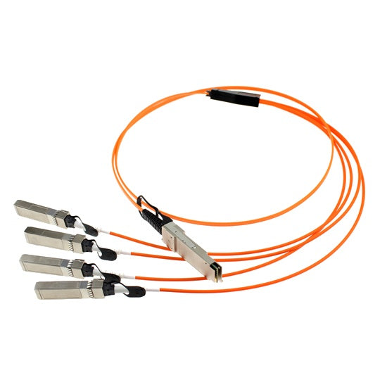 Lead 40G AOC QSFP to 4x 10G SFP+ 5m Cisco & Generic