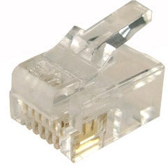 Plug RJ-12 Solid 6P6C (Jar 200)