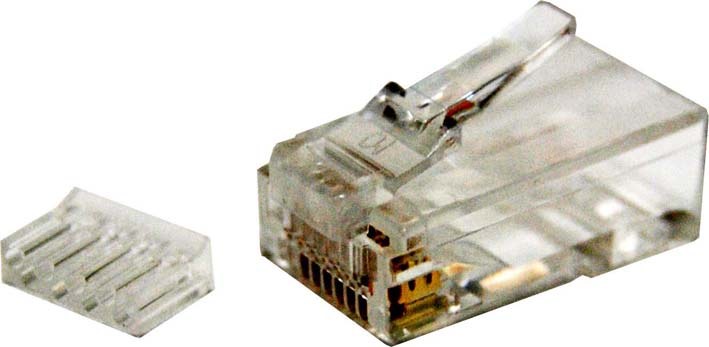 Plug RJ-45 Cat6 Solid/Stranded (Bag 20)