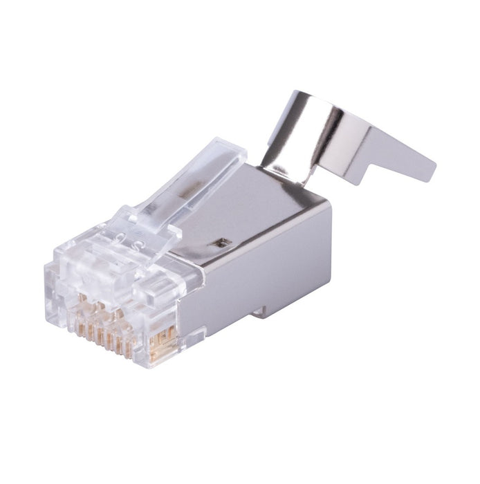 Dynamix Push Through Plug Cat6A STP External Ground (Jar50)