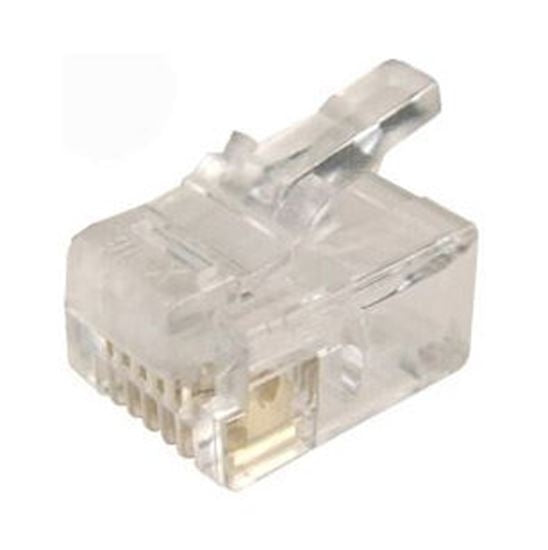 Plug RJ-11 Stranded 6P4C (Bag 20)