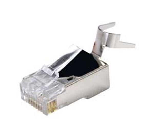 Plug RJ-45 Cat6 23AWG Shielded (Jar 50)