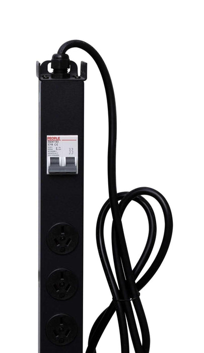 Power Rail Vert 20x 10A Outlet MCB