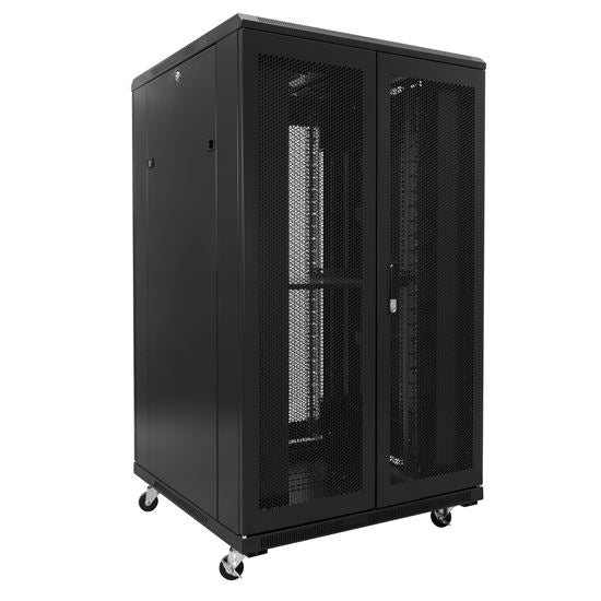 Server Cabinet 27RU 800 x 1000 x 1388mm 1x Shelf 4x Fans