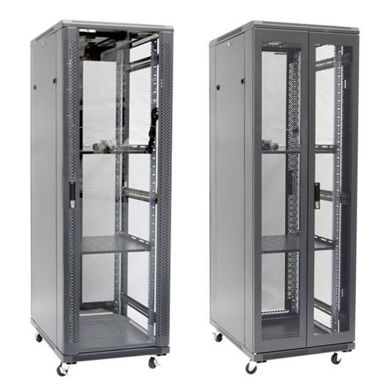 Server Cabinet 37RU 600 x 600 x 1833mm 2x Shelf 2x Fans