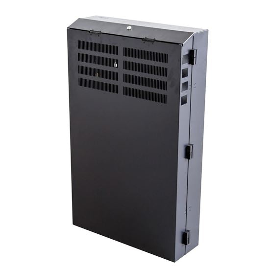 Wall Cabinet Vert 650 x 230 x 600mm 4RU & Horz Mount Rail