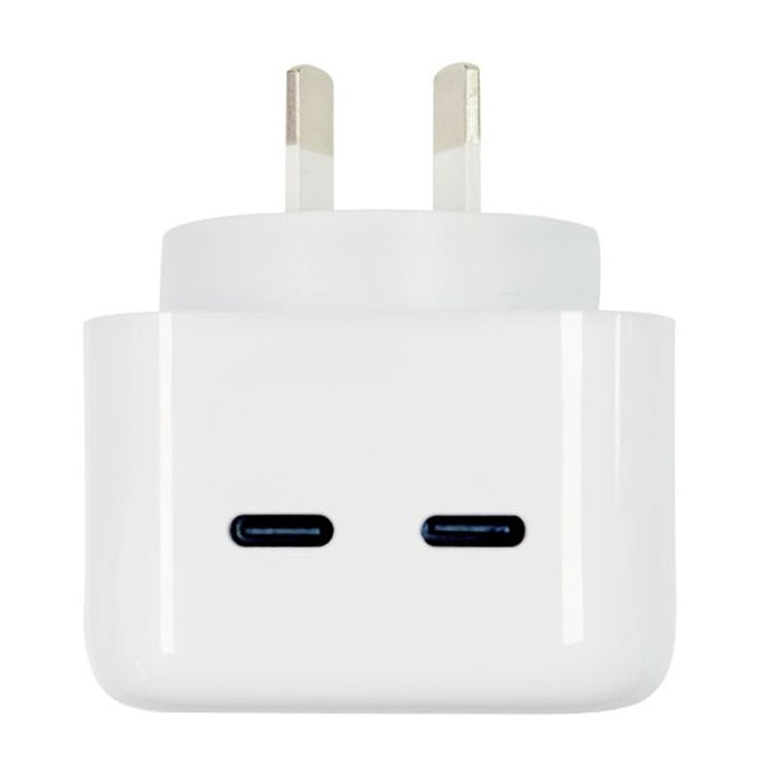 Plugin Universal USB Charger 35W PD 2x USB-C