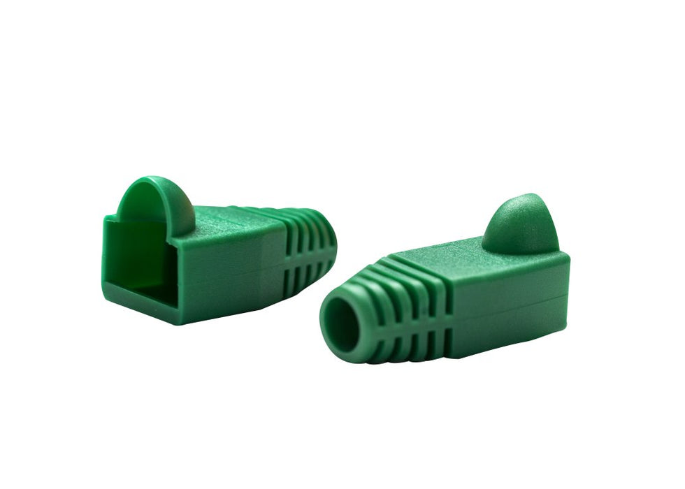 Strain Relief Boot UTP RJ45 Green (Pkt20)
